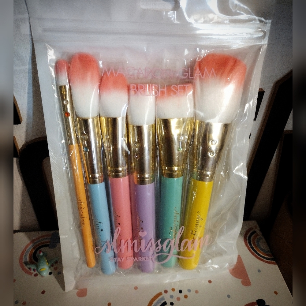 SlMissglam Macaron Glam Brush Set - Picture 10 of 12